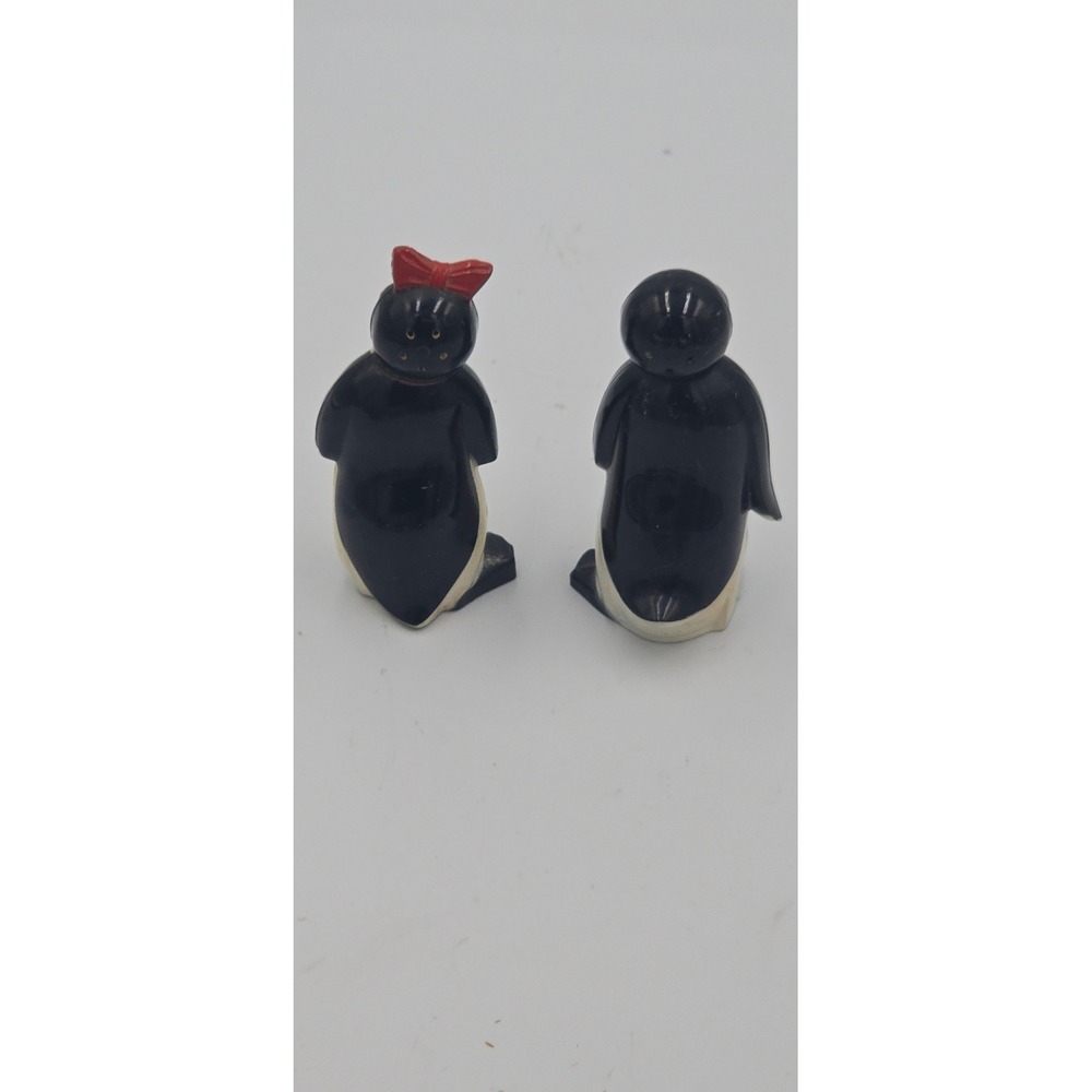 Vtg 1950s Kool Cigarettes Willie Millie Penguin Salt Pepper Shakers F&F ( - Picture 3 of 7